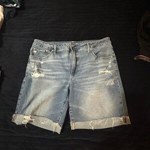 Seven7 Light Blue Denim Shorts